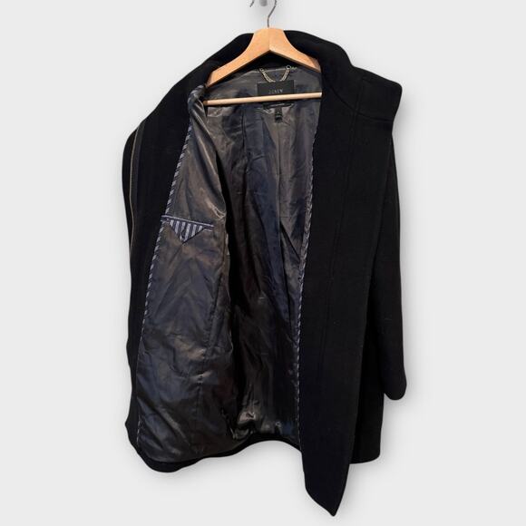 J. Crew Cocoon Italian Stadium-Cloth Wool Coat Size 8 - Picture 10 of 16